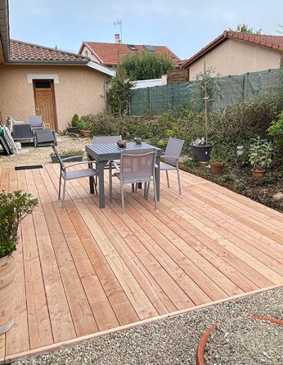 Terrasse en bois sur mesure