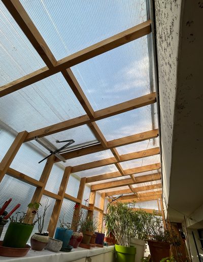 Serre sur mesure bois Douglas